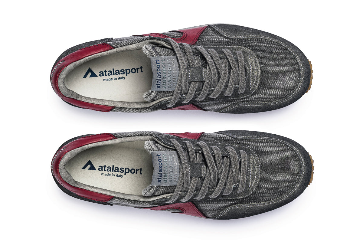 Super Canvas Dirty - Dark White / Cherry