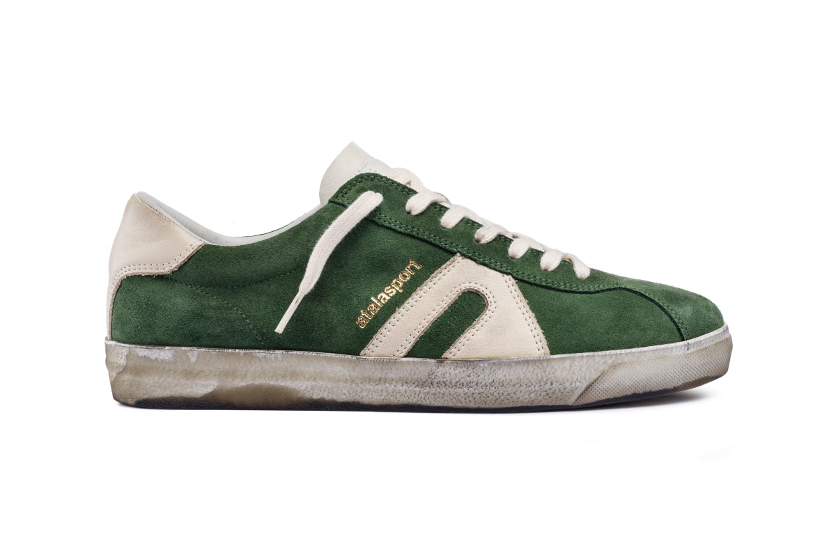 Star Suede - Basil / Cream