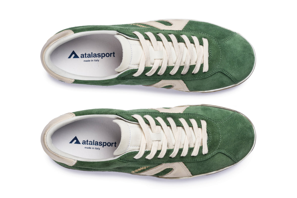 Star Suede - Basil / Cream