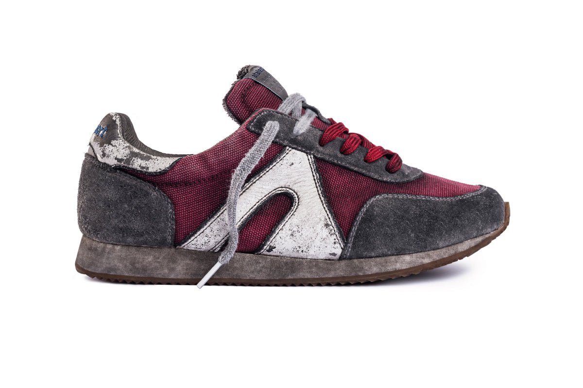 Scarpe Atala Atala Sport Sneakers Super Canvas Dirty Red Grey