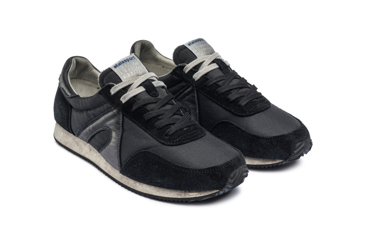 Super Nylon Dirty - Negro / Gris oscuro