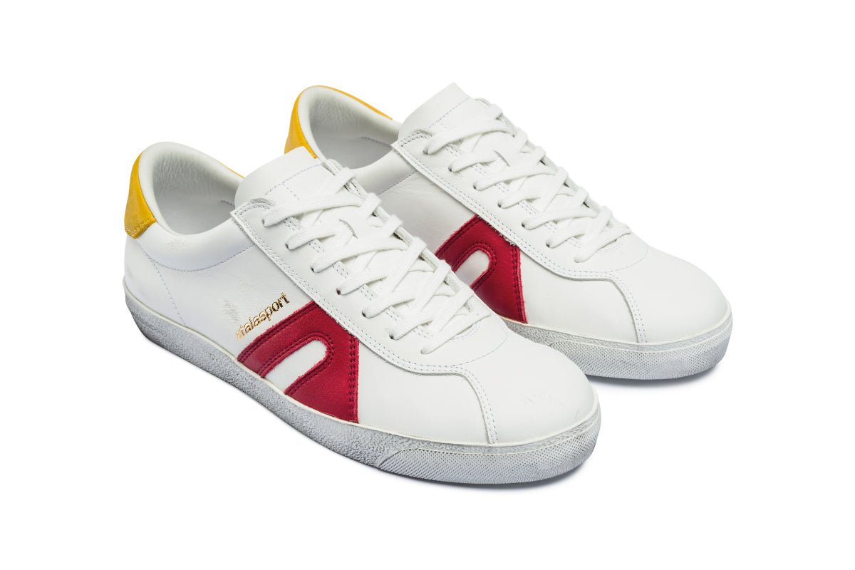 Star Leather - White / Red & Soleil - atalasport